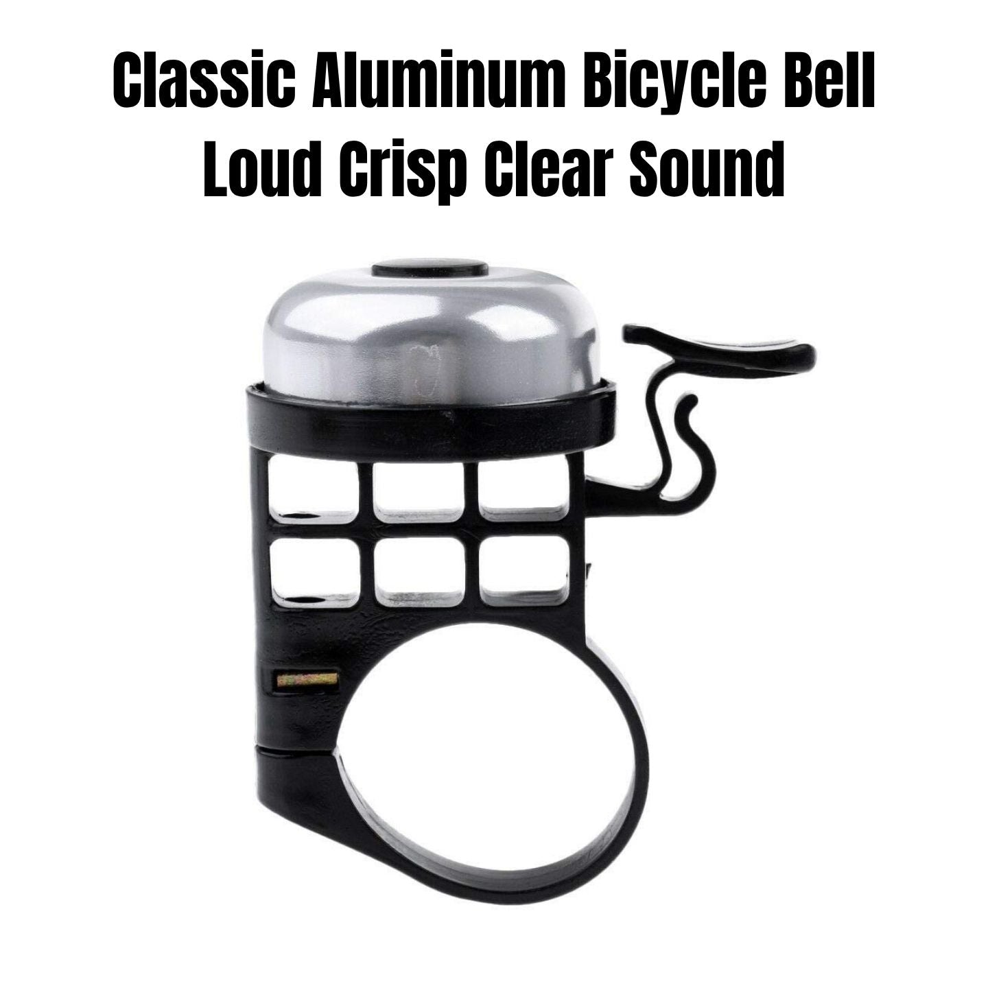 Classic Aluminum Bicycle Bell | Loud Crisp Clear Sound
