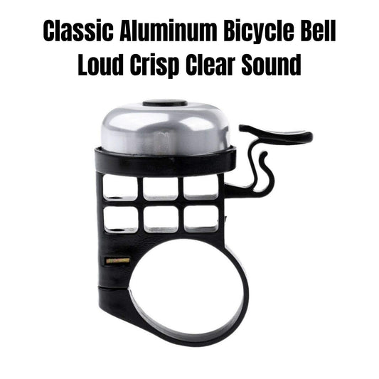 Classic Aluminum Bicycle Bell | Loud Crisp Clear Sound